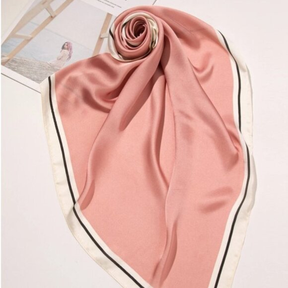 3 for $35/ Color Block Design Bandana Scarf. - Picture 3 of 5